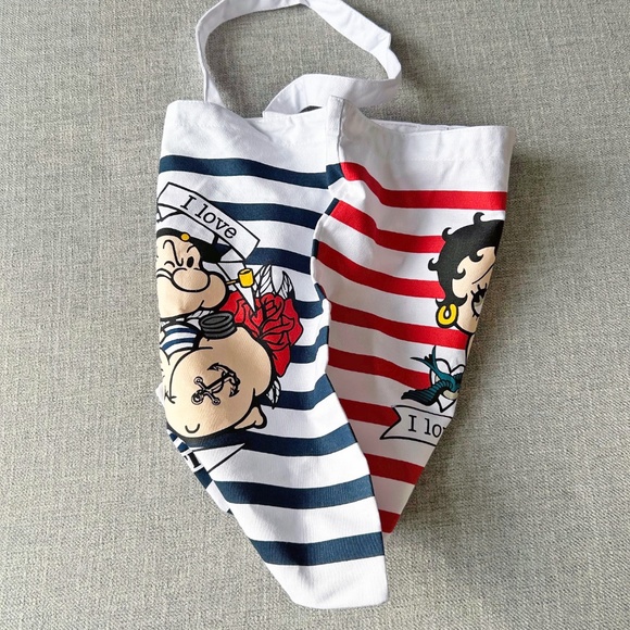 Betty Boop and Popeye tote bag by Paul Gaulthier - Picture 4 of 9